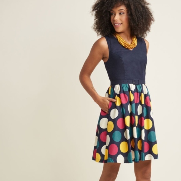 Modcloth Dresses & Skirts - Modcloth NWOT Polka Dot Dress